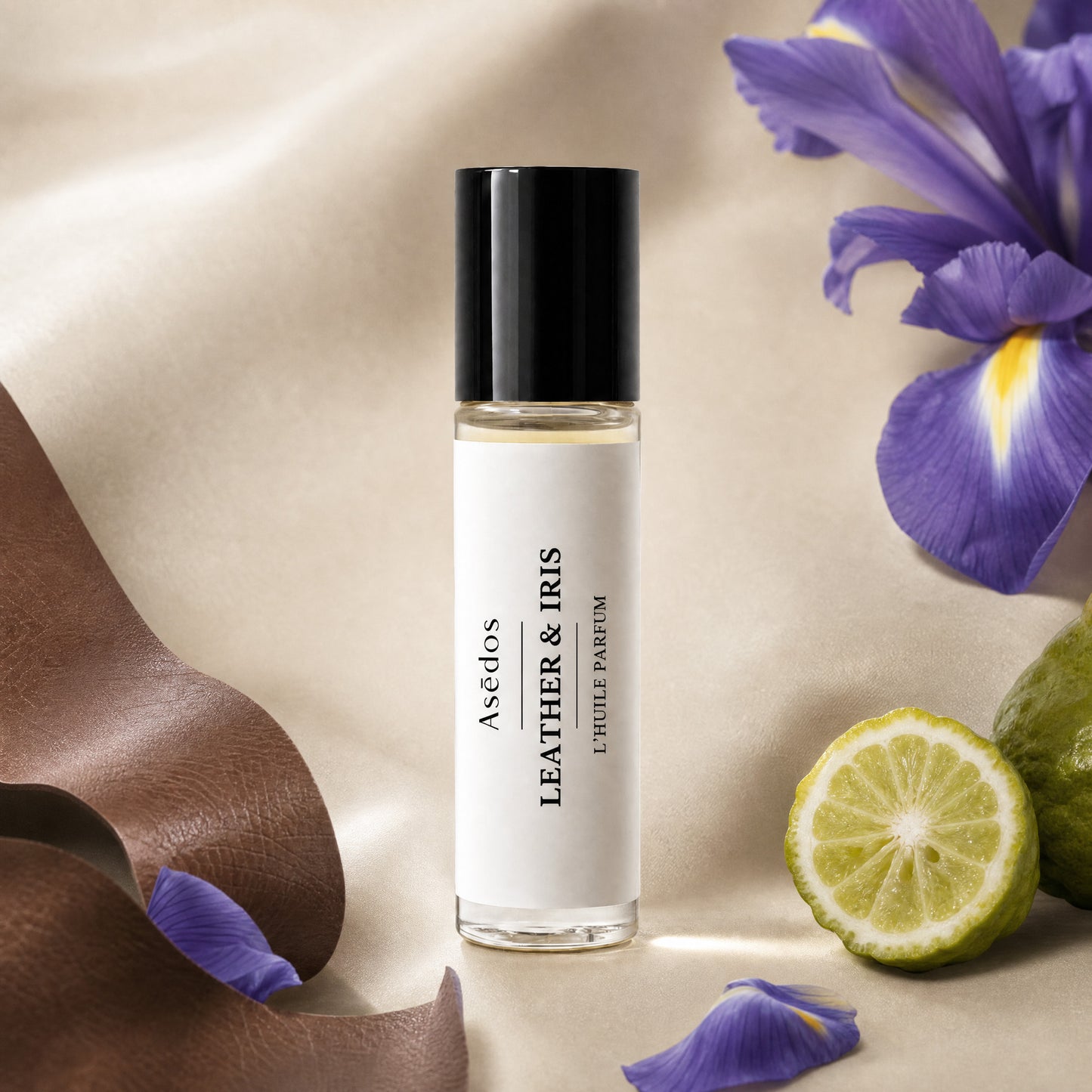 
                  
                    LEATHER & IRIS PERFUME OIL
                  
                