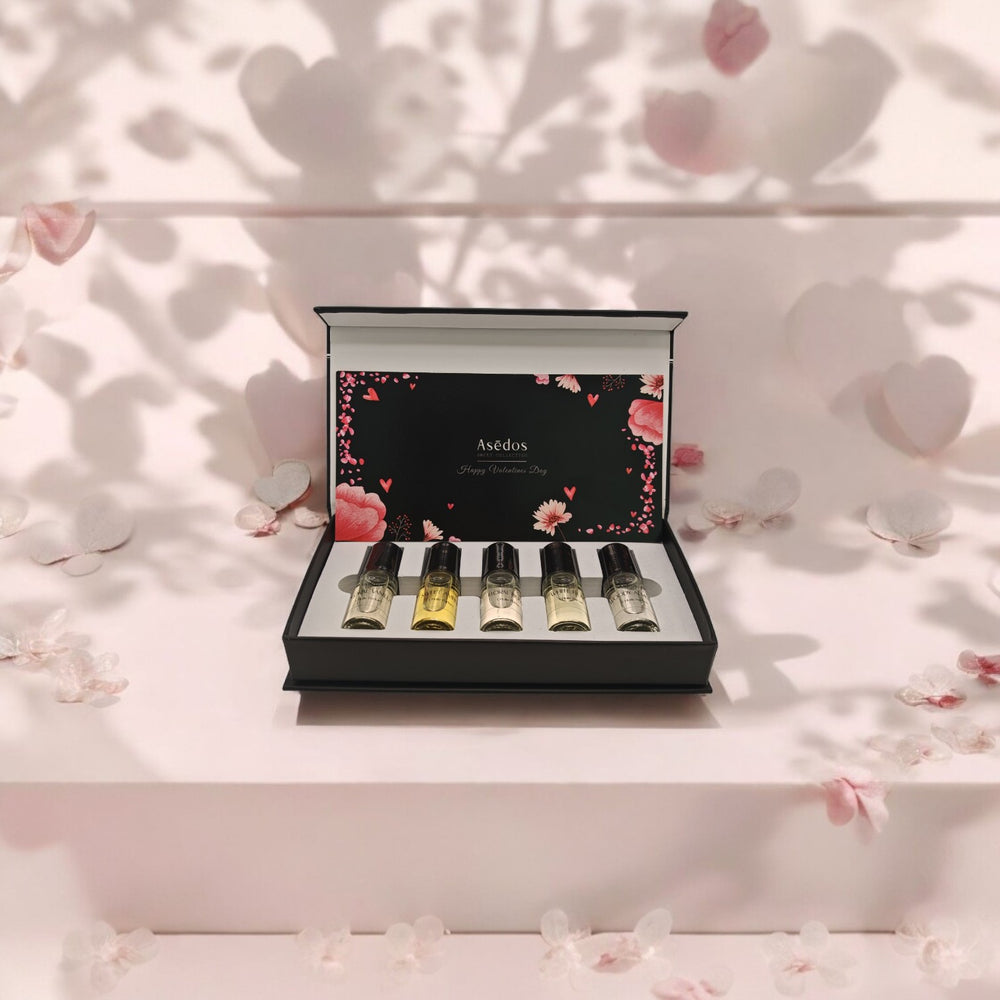 Asēdos Perfume Oil Collection - Sweet - Valentines Day Limited Edition Giftset